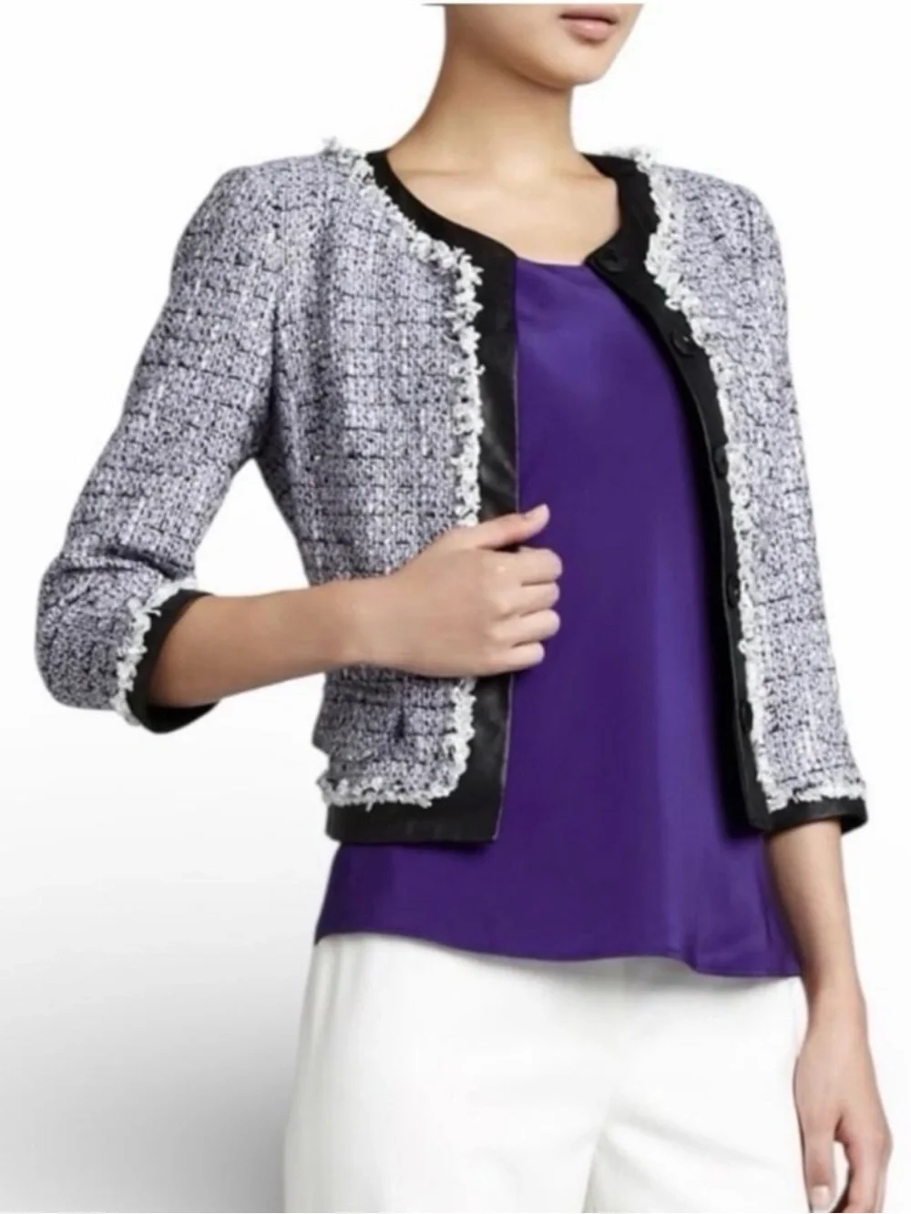 Lafayette 148 Marielle Tweed Blazer | 16